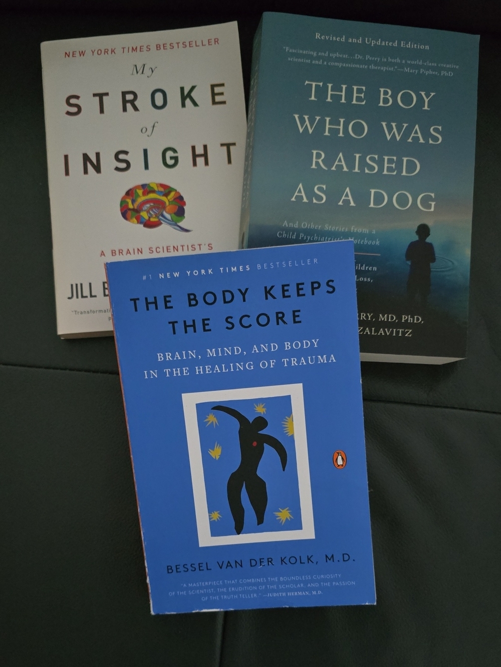 Trauma + Neuroscience Books, Bundle of 3